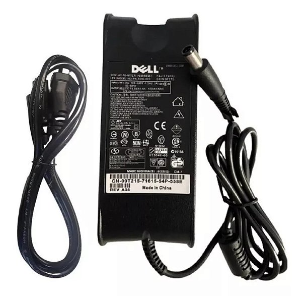 FONTE NOTEBOOK DELL 19,5v 4,62A