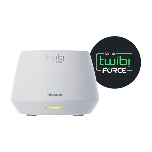 Roteador Twibi Force Ax 1500  Mesh 140 m² 600 Mega Intelbras Sem Fio Wifi 6 Repetidor