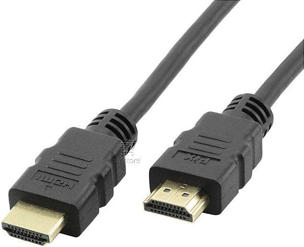 Cabo Hdmi 0,5 Metro 2.0 4K HDR Ultra Hd 60hz hdr 19P PIX 0,50 cm