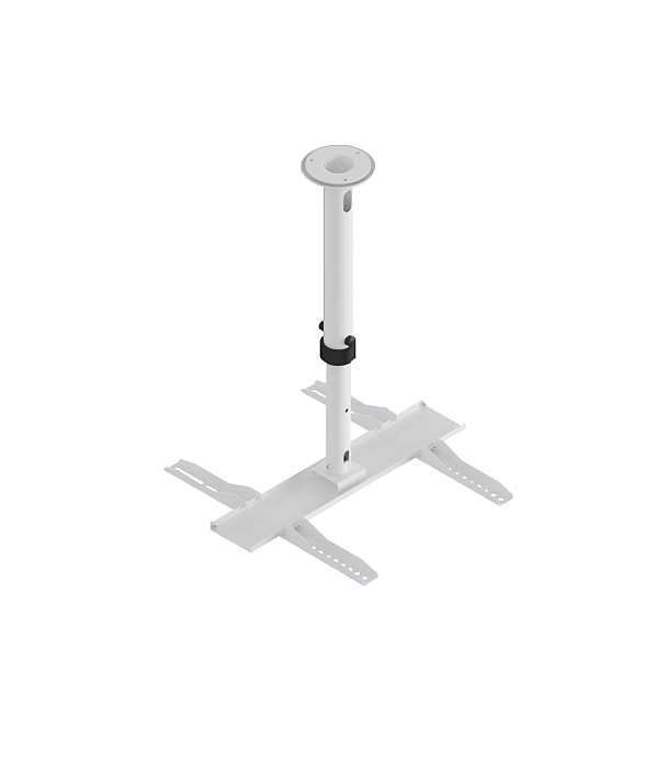 Suporte TV Teto Horizontal com Inclinação Consultório Odontológico e Hospitalar 32 à 55 Polegadas  Avatron STH 4040 TG-W
