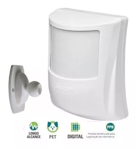 Sensor Passivo Presença Infravermelho Sulton SPW 400 Pet 20kg Com Fio Duplo Piro Pet