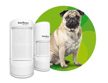 SENSOR PASSIVO INFRAVERMELHO COM FIO INTELBRAS IVP 5002 PET 35KG ÁREA SEMI ABERTA