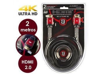 CABO HDMI 2 METROS 2.0 ETHERNET 3D 4K ULTRAHD C/FILTRO CHIPSCE PIX 0180220