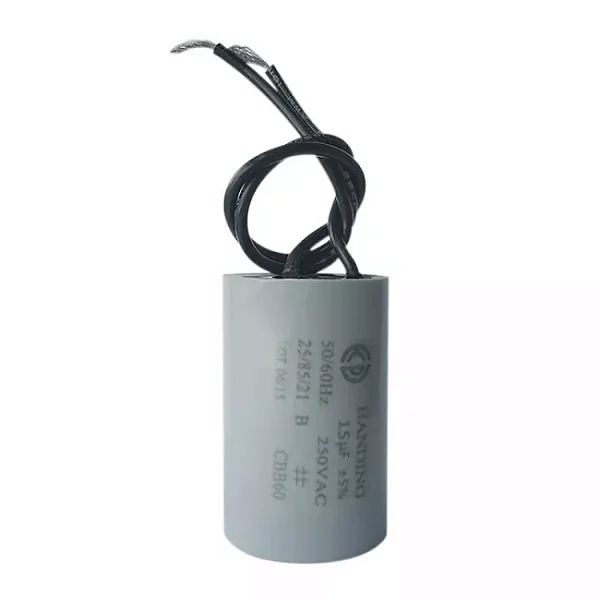 Capacitor Eletrolítico 15UF 250V 50/60Hz Para Portão Eletrônico