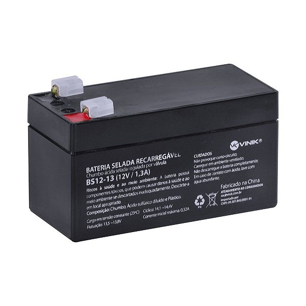 BATERIA SELADA 12V 1,3A SELADA VLCA
