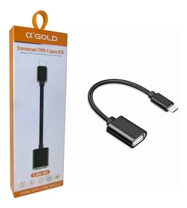 Adaptador Otg Usb Fema para Usb C Macho Tipo c Macho Usb Macho para Usb C Femea