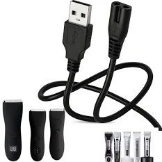 Cabo Carregador USB Para Barbeador Elétrico E Máquina De Cortar Cabelo 5V