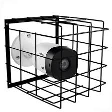 Grade De Proteção Gaiola Para Câmeras Branca e Preta 20x20x20 cm