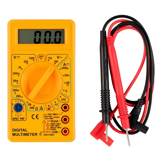 Multimetro Digital Bom  6002 com bateria 9v
