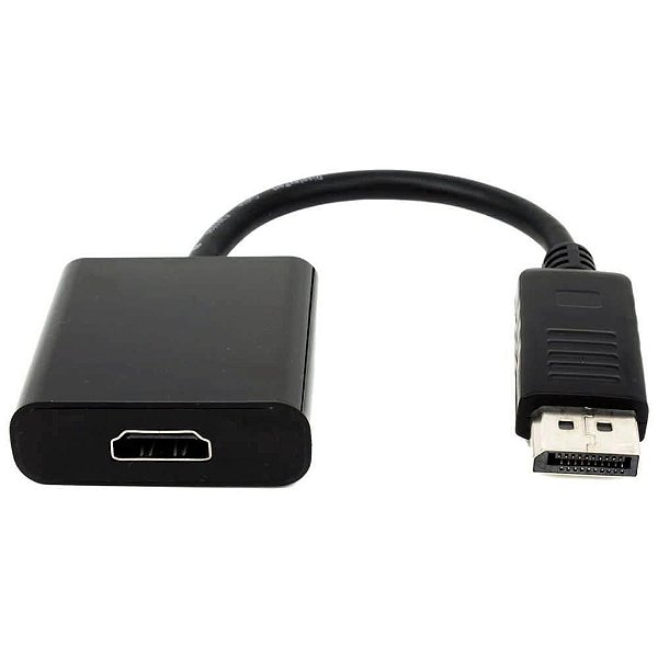 ADAPTADOR DISPLAY PORT MACHO X HDMI FEMEA 15 CM  DISPLAYPORT