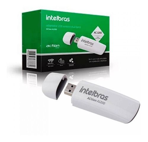 Adaptador Wireless USB 5ghz Dual Band Usb 3.0 Intelbras A1200