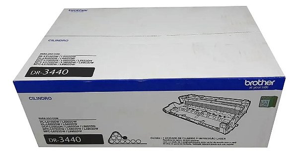 Unidade de Cilindro Brother DR3440 Preto DCP-L5652DN HL-L6202DW