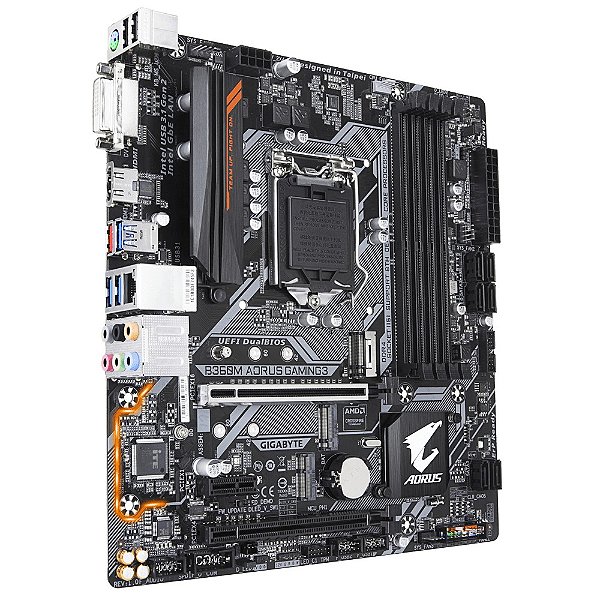 Placa Mãe Gigabyte B360m AORUS Gaming 3 Intel 1151 DDR4 RGB