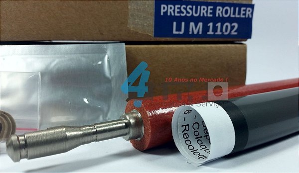 Kit Fusor Película + Pressor Espuma + Bucha HP LJ P1102 P1102W M1132 M1212 RC2-9205