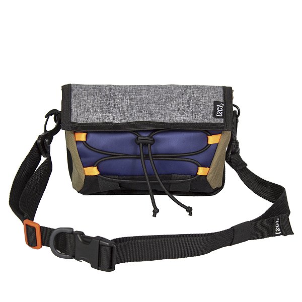 Mini Ékso Shouder / Bolsa de guidão Cinza/bege