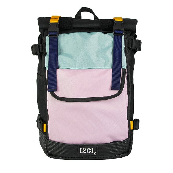 Mochila-Base + Cover 2F Pocket SL Azul / Rosa