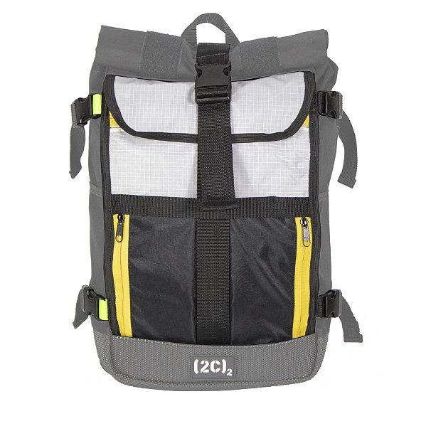 2F Pocket SL Preto/Branco- Cover para mochilas Kyosei