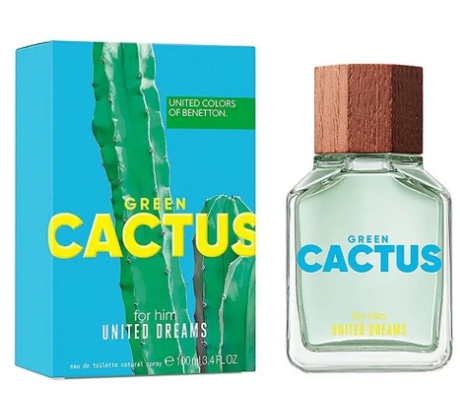 Perfume Green Cactus for Him United Dreams Benetton Eau de Toilette Masculino 100ml