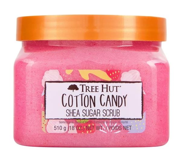 Tree Hut Algodão Doce Karité Esfoliante Corporal Esfoliante e Hidratante