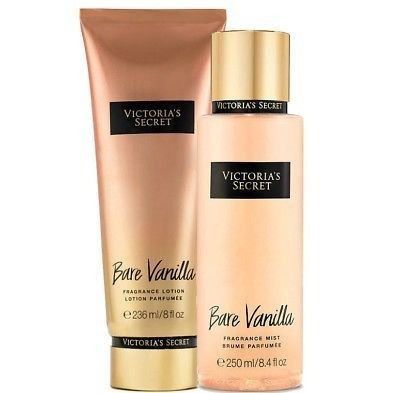 Kit Victoria's Secret Bare Vanilla (Hidratante 236ml + Body splesh 250ml) -  Euphoria