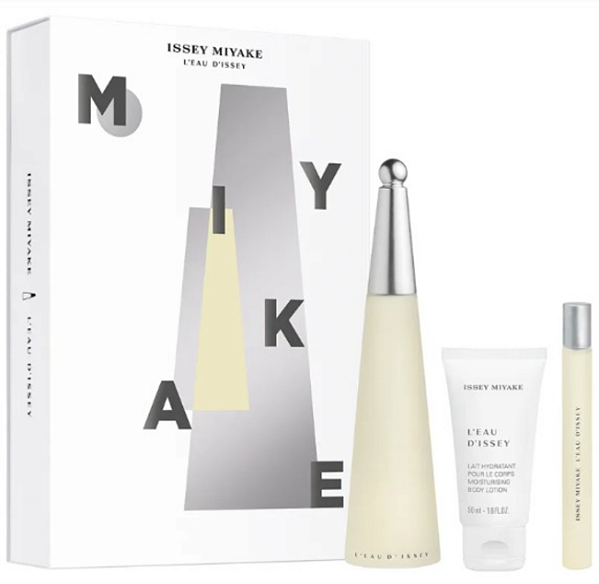 Conjunto L'Eau d'Issey Issey Miyake Feminino - Perfume Eau de Toilette 100ml + Gel de Banho 50ml + Travel Size 10ml