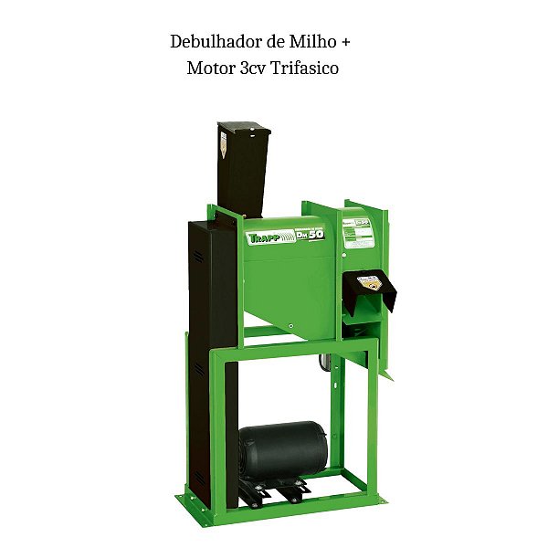 Debulhador de Milho Trapp DM-50 + Motor 3cv Trifasico