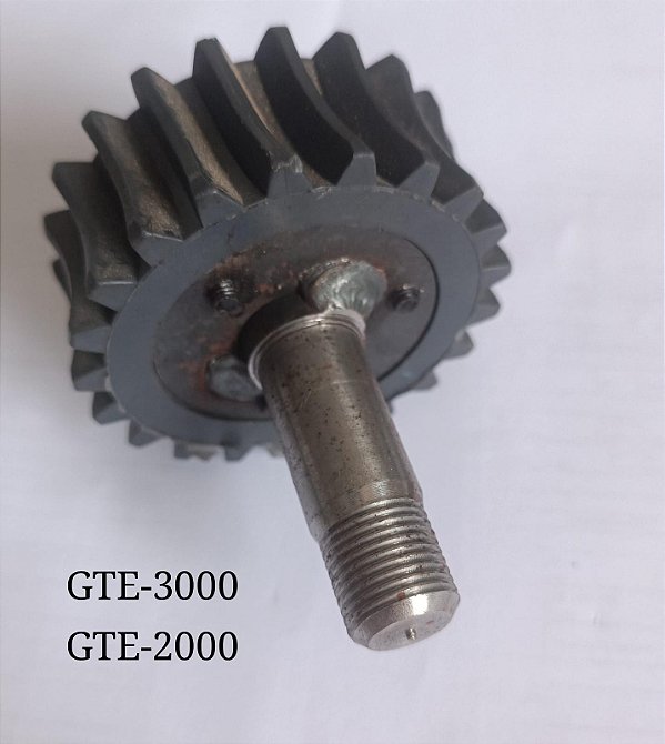 Peça Genuína - Kit Engrenagem Nylon c/ Eixo p/ Caixa de Transmissão Ensiladeira GTE-2000 GTE-3000