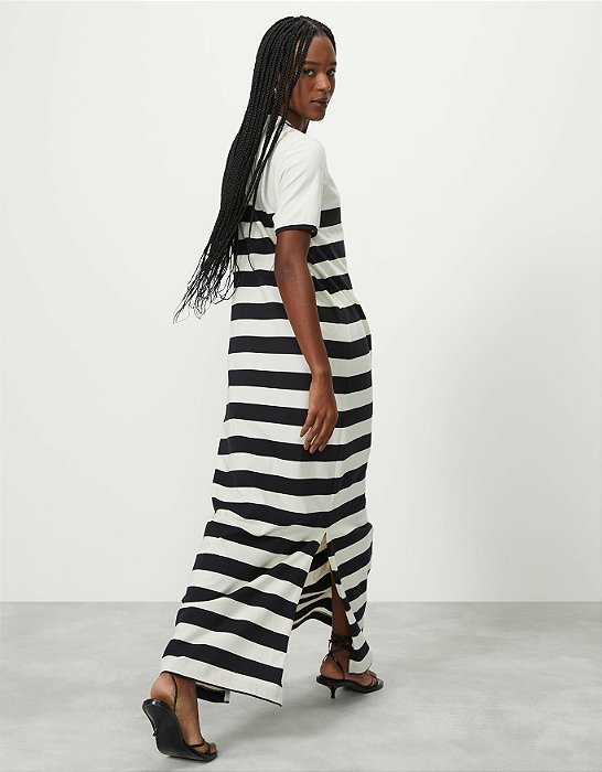 T-SHIRT DRESS LISTRADO