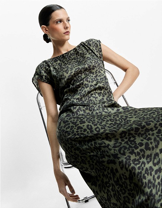 VESTIDO ONÇA MILITAR