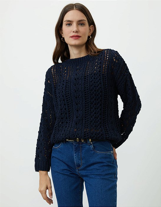BLUSA TRICOT MIX PONTOS