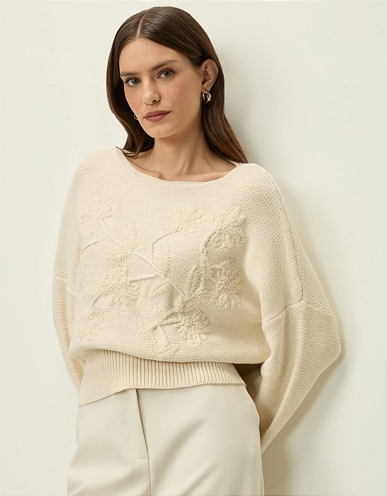 BLUSA TRICOT BORDADO