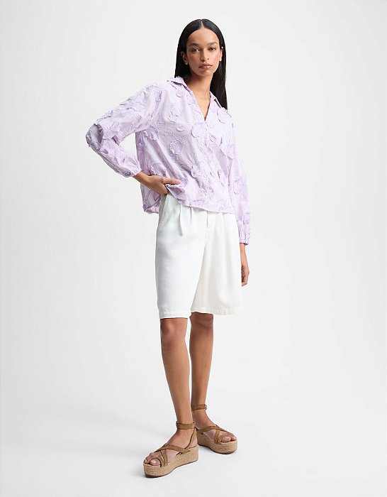 CAMISA BORDADO 3D