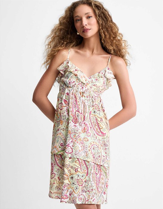 VESTIDO CURTO PAISLEY COLOR