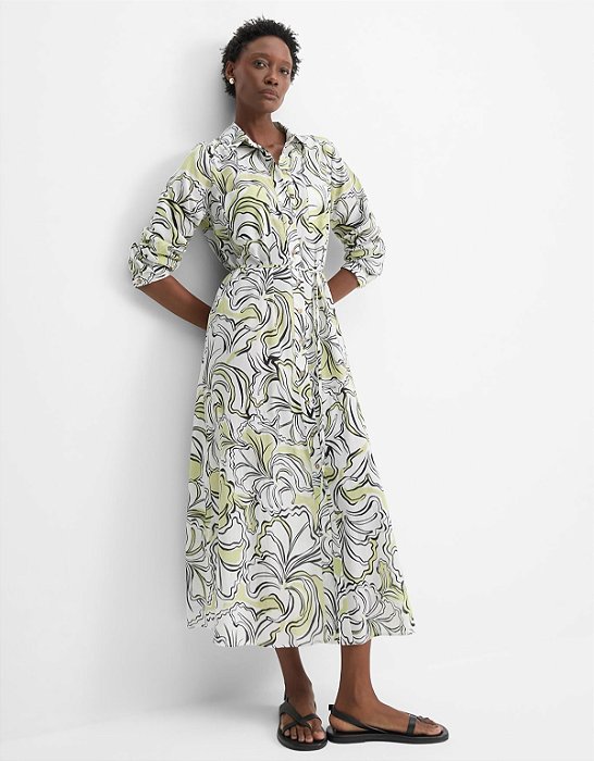 CHEMISE FOLHAGEM TROPICAL