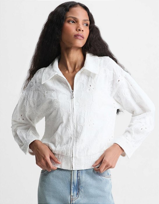 JAQUETA BORDADO FLORAL