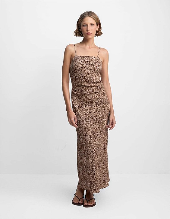 VESTIDO ONÇA CLARA
