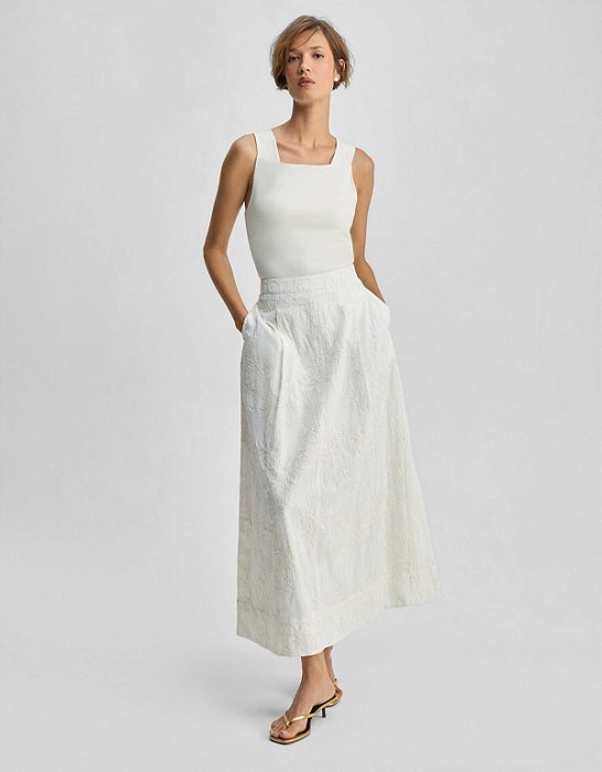 SAIA FLORAL BORDADO BRILHO