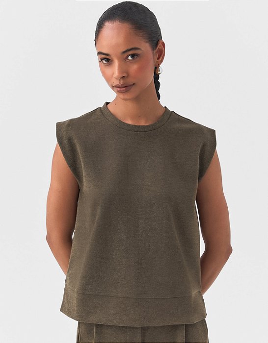 BLUSA SEM MANGA MESCLA 360