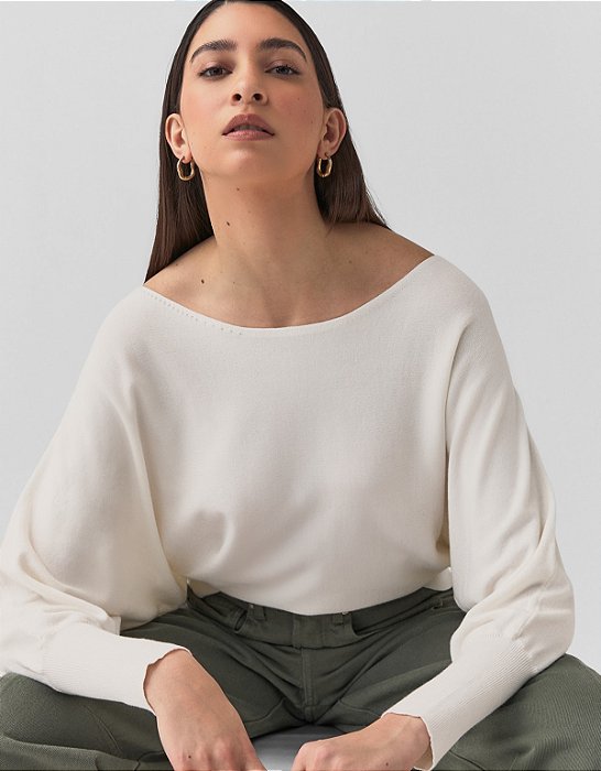 BLUSA TRICOT MANGA AMPLA