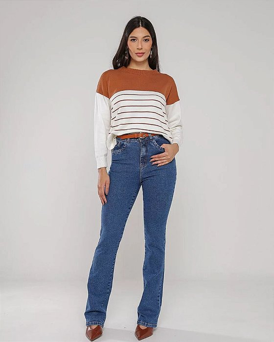 CALÇA BOOTCUT JEANS
