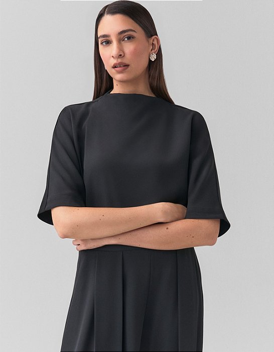 BLUSA MANGA CURTA GOLA