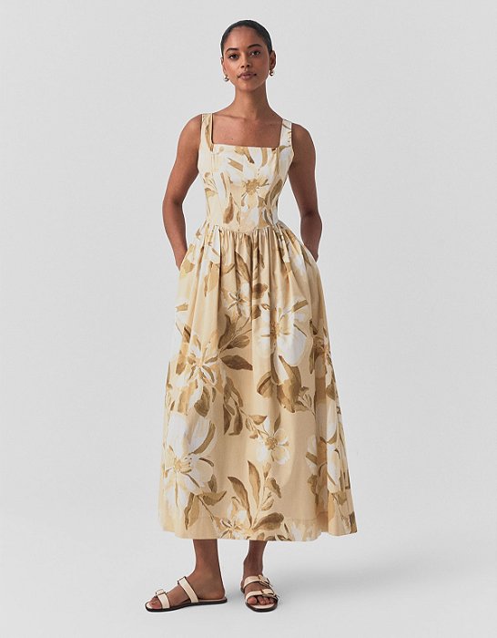 VESTIDO FLORAL VANILLA