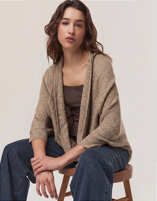 CASULO TRICOT BRILHOS