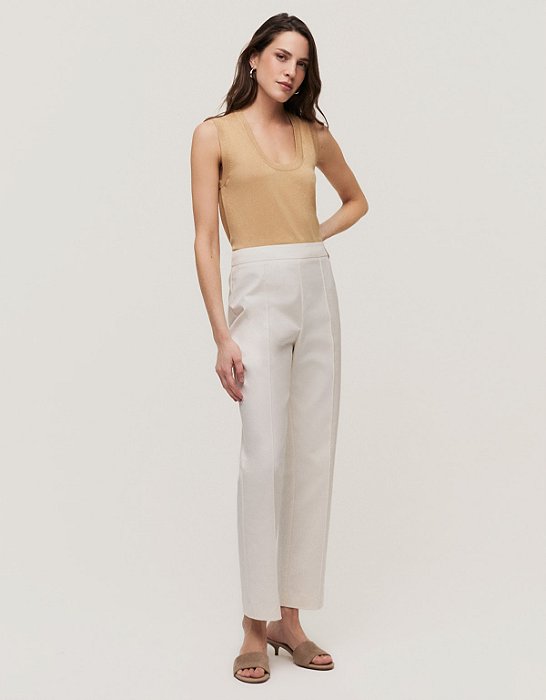 CALÇA SLIM NERVURA