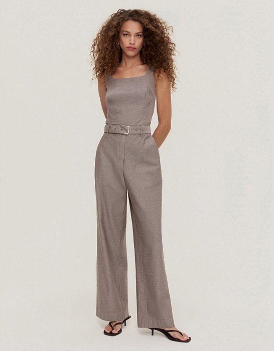 CALÇA RETA ALFAIATADA