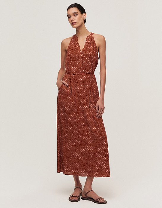 VESTIDO GRAVATARIA ARGILA