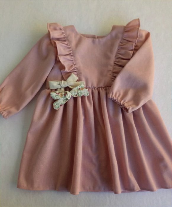 Vestido Magnólia Manga Longa