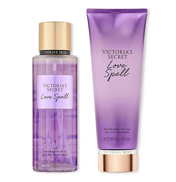 Victoria's Secret Love Spell Kit - Body Splash e Creme Corporal