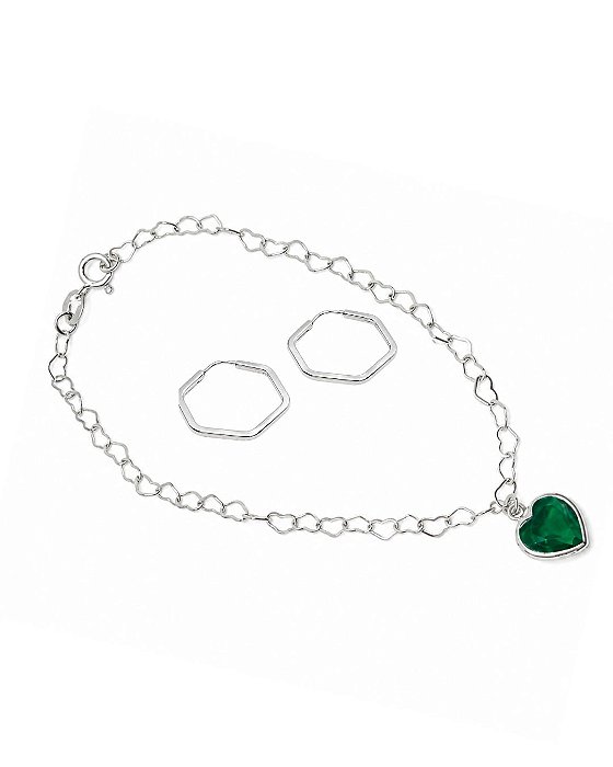 Kit Copa: Pulseira e Argola