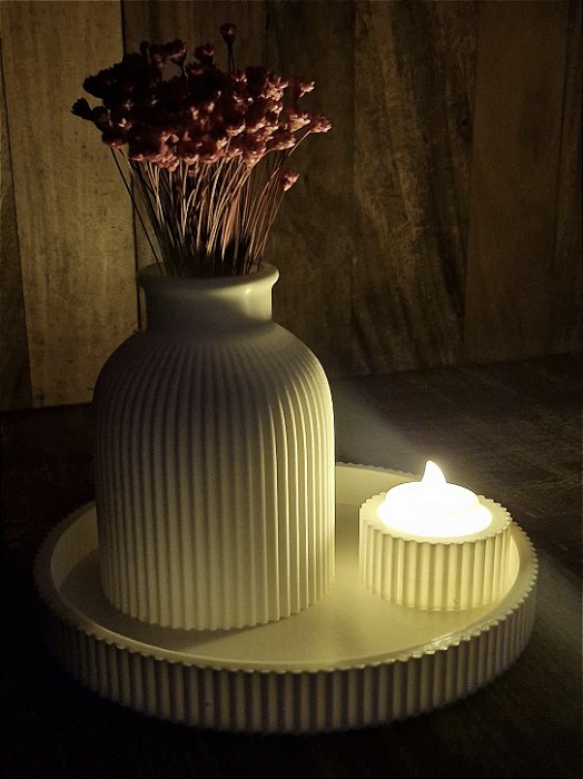 Conjunto de Decoração Delicado com 3 Peças